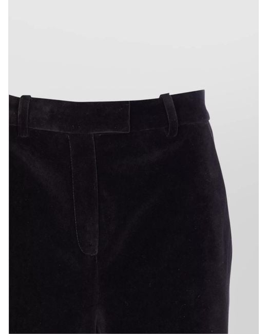 Circolo 1901 Blue Cotton Wide-Leg Trousers