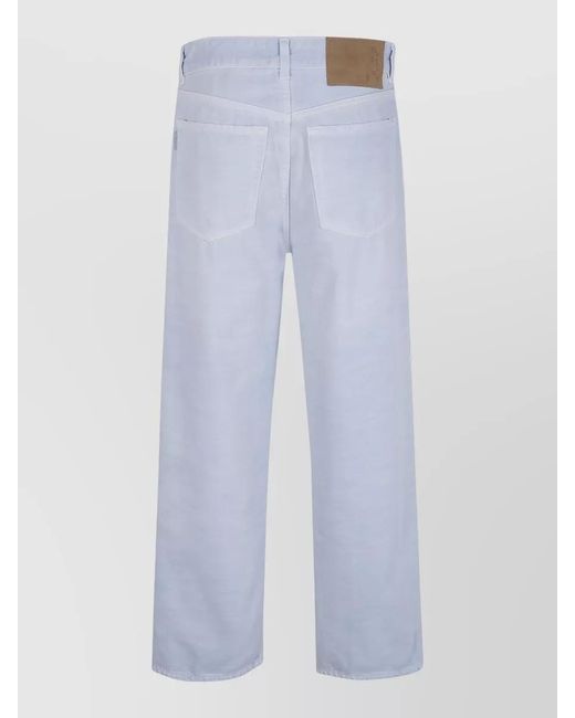 Haikure Blue Denim Straight-Leg Jeans