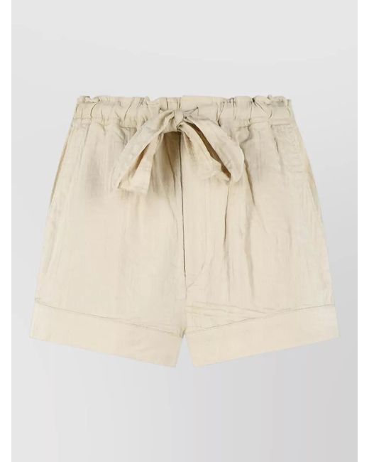 Isabel Marant Natural Knee-Length Shorts