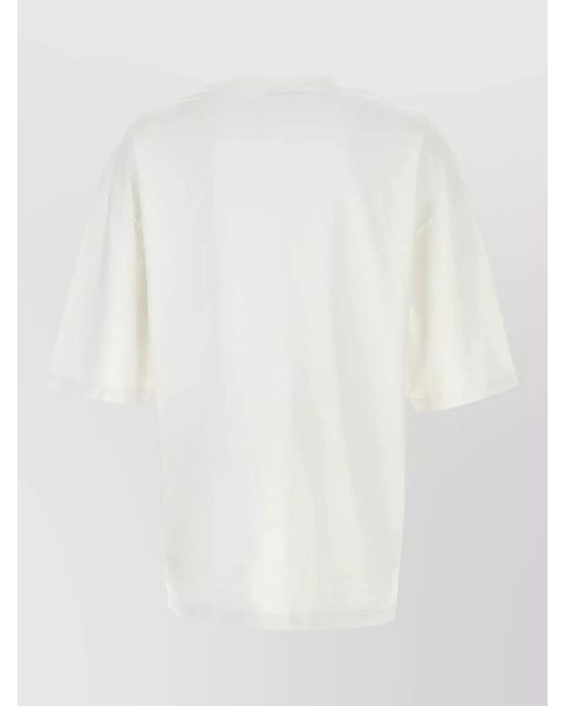 Willy Chavarria Blue Oversize Prayer Services Cotton Graphic T Shirt for men