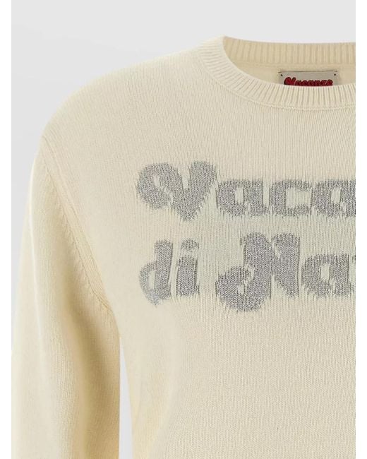 Mc2 Saint Barth Natural New Queen Vacanze Di Natale Knit Sweater