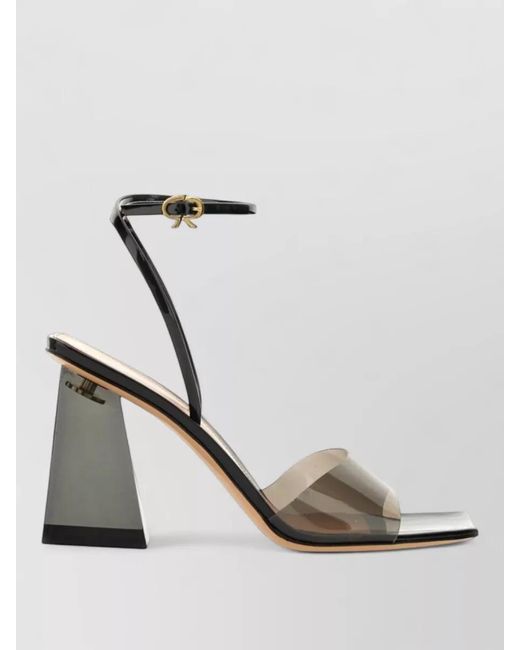 Gianvito Rossi Natural Cosmic High Heel Open Toe Sandal