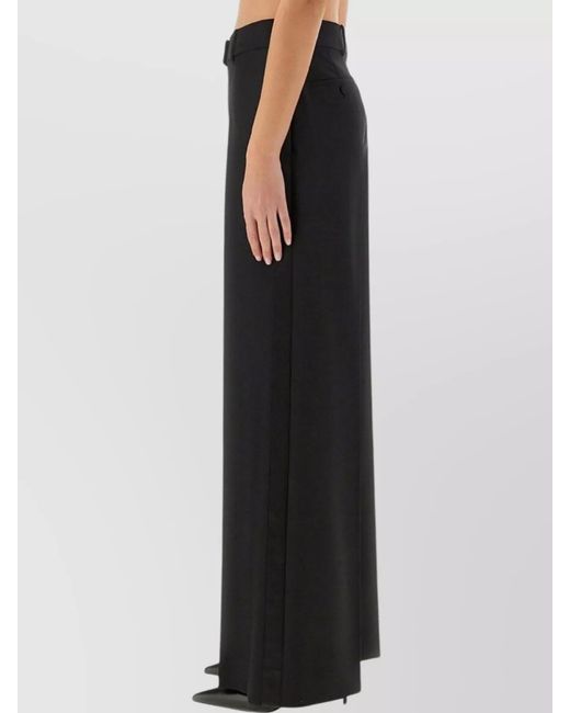 McQueen Black Trousers With Stripes On The Side