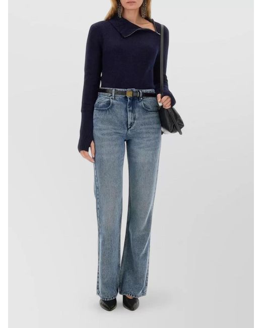 Isabel Marant Blue Baby Alpaca Sweatshirt