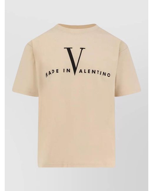 Valentino Natural Cotton Regular-Fit Printed T-Shirt for men
