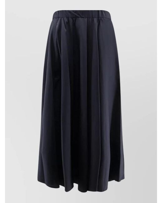 Aspesi Blue Mini Skirt Flared Design Womenswear Collection