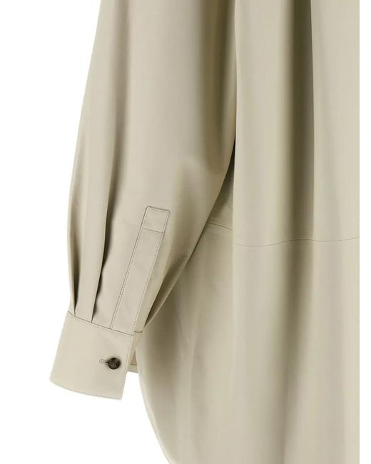 Yves Salomon Natural Leather Shirt