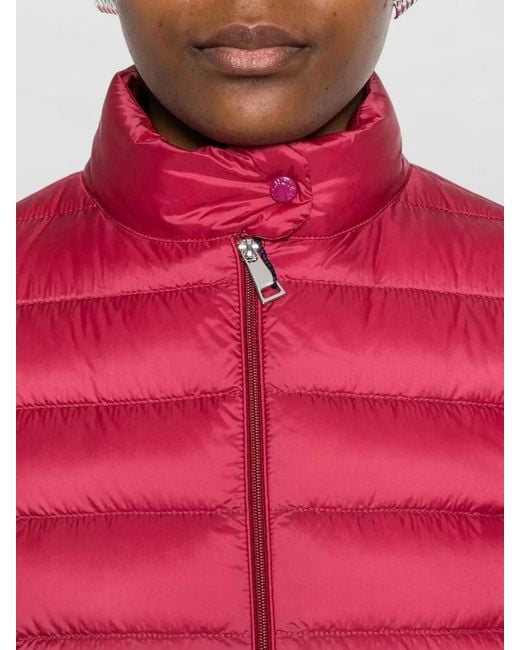 Moncler Red Short Down Puffer Jacket