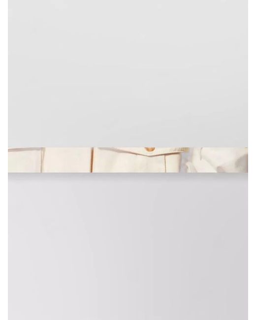 Isabel Marant Natural Isalya Jacket Belted Waist Stand Collar