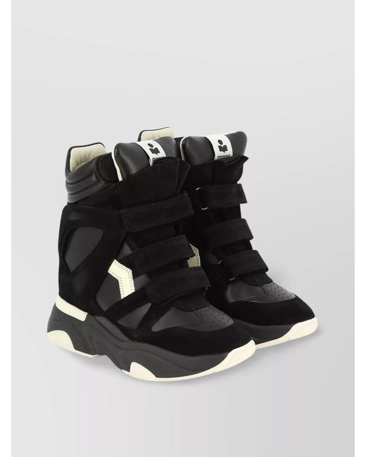 Isabel Marant Black Balskee High-Top Sneakers