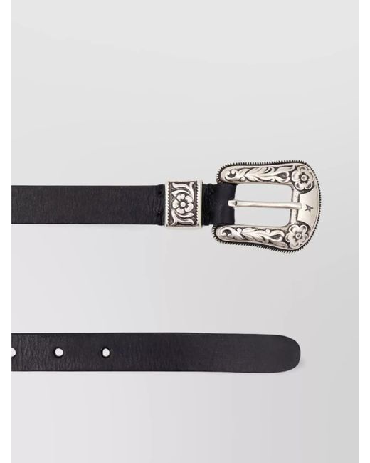 Golden Goose Deluxe Brand Blue Leather Belt