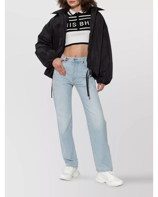 DIESEL Blue Straight Trousers