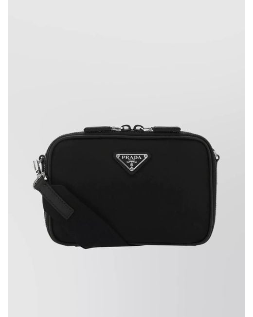 Prada Black Nylon Crossbody Bag for men