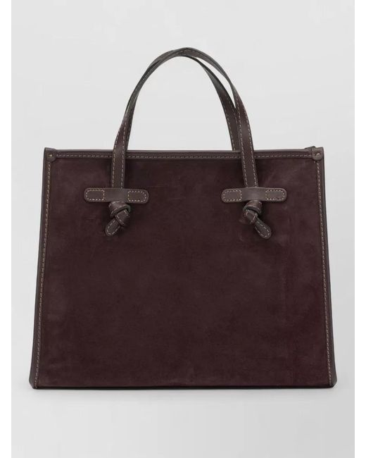 Gianni Chiarini Brown Leather Tote Bag