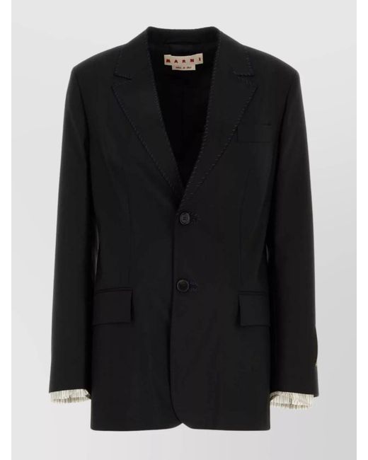 Marni Black Wool Blazer