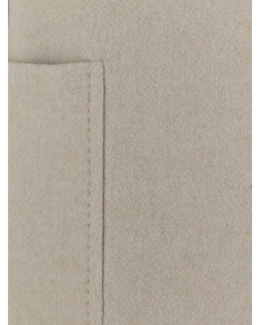 Max Mara Natural Cashmere Single-Breasted Coat