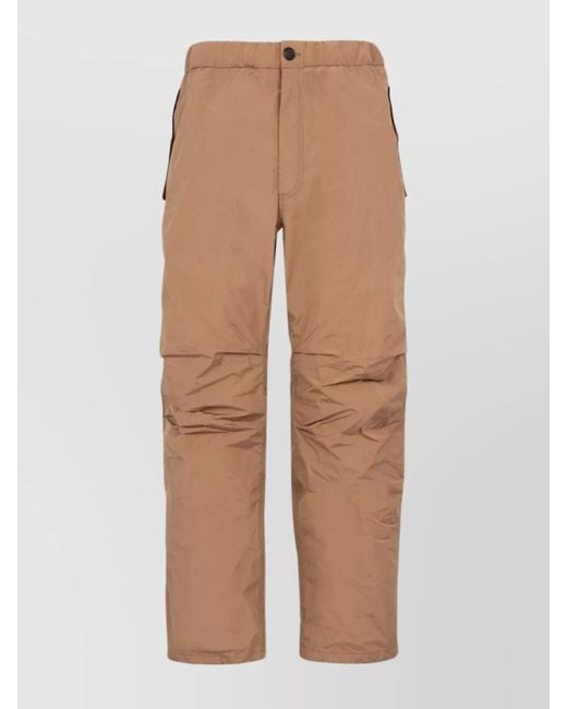 Ferragamo Natural Polyester Straight-Leg Track Pants for men