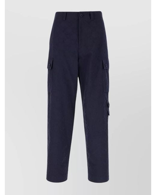 Givenchy Blue Cotton Trousers for men
