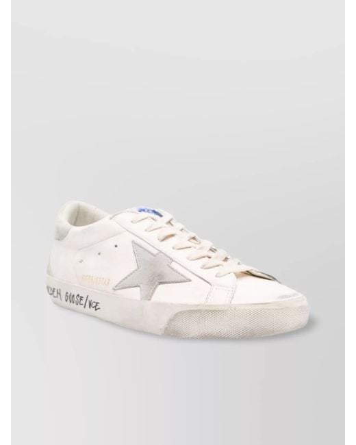 Golden Goose Deluxe Brand Natural Leather Low-Top Sneakers for men