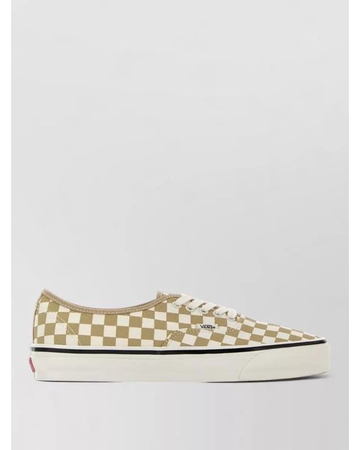 Vans Natural Printed Canvas Low-Top Sneakers for men