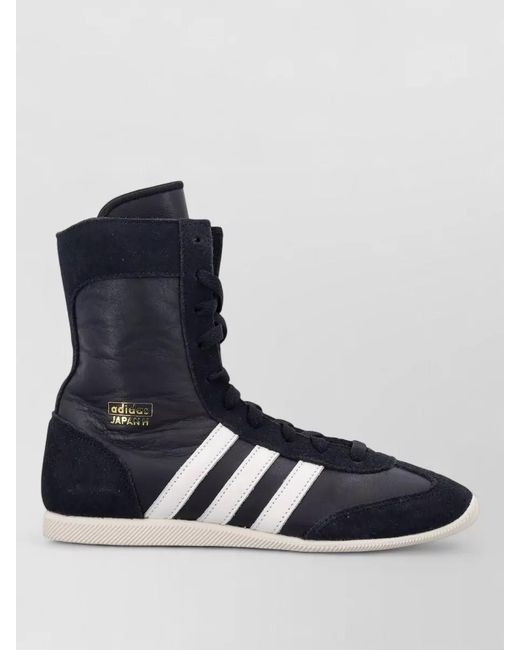 Adidas Originals Blue Leather High-Top Sneakers