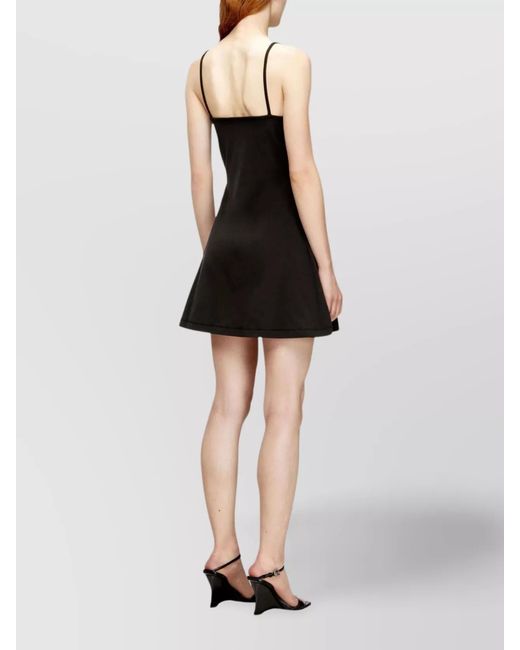 DIESEL Black D-Newhop-Od Oval D Logo Mini Dress
