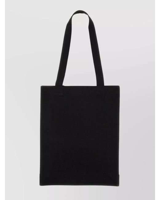 A.P.C. Black Cotton Handbags for men