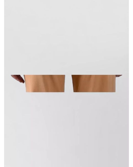 Dondup White Long Sleeve Shirt Sheer Fabric Tie Neck