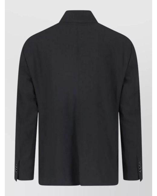Giorgio Armani Blue Tailored Blazer Two Front Pockets Design for men