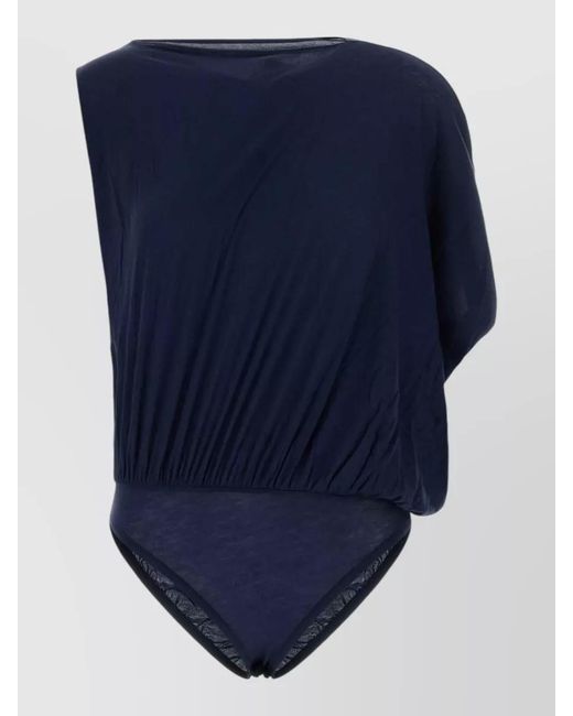 GIMAGUAS Blue Cotton Jersey Bodysuit