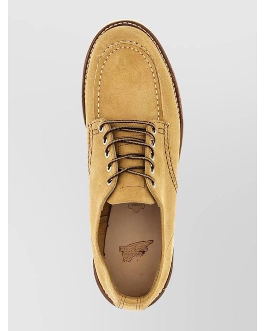 Red Wing Natural Leather Lace-Up Shoes for men