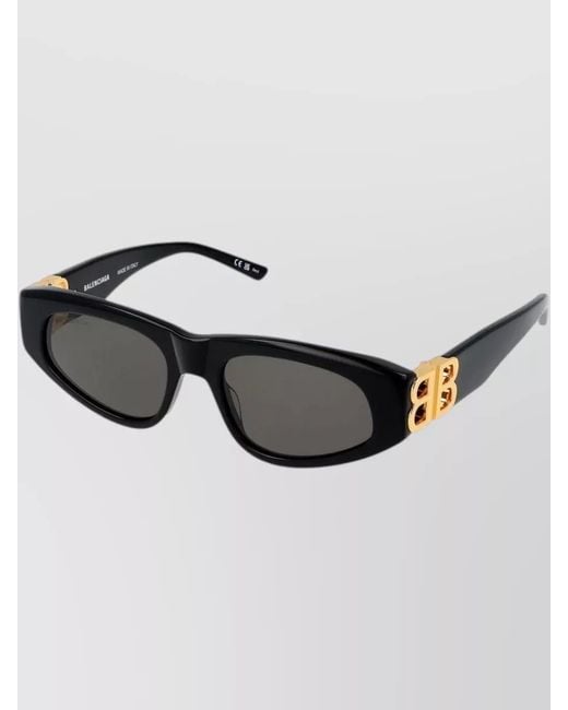 Balenciaga Gray Sunglasses Bb0095S 001 Cat Eye Style
