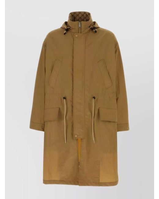 Gucci Natural Nylon Jacket for men