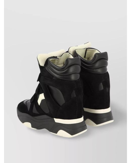 Isabel Marant Black Balskee High-Top Sneakers