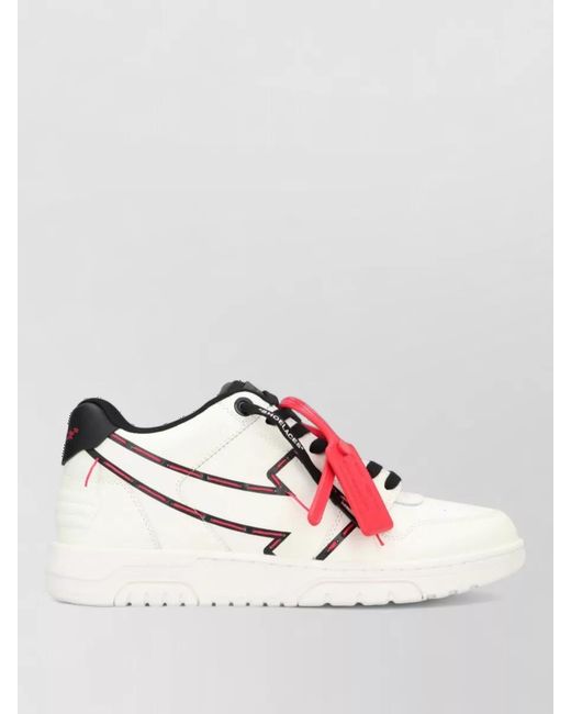 Off-White c/o Virgil Abloh Metallic Leather Low-Top Sneakers for men