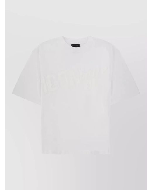 DSquared² White Loose-Fit T-Shirt for men