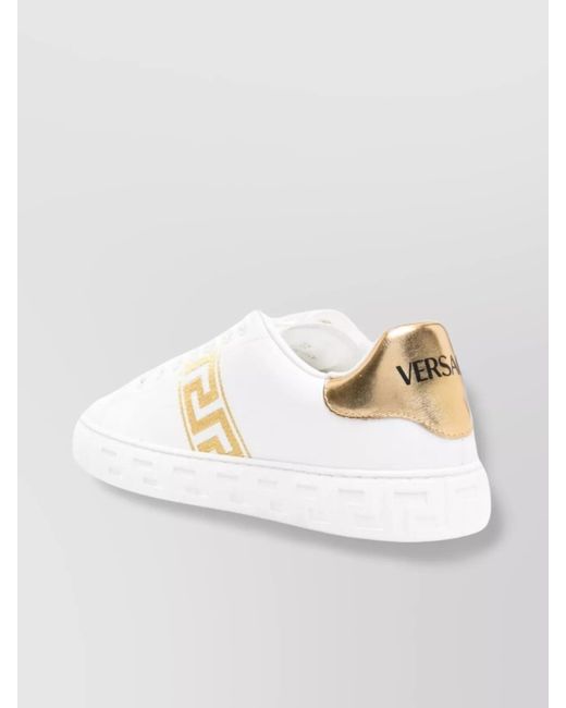 Versace White Low Top Sneakers