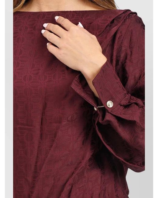 Elisabetta Franchi Purple Blouse