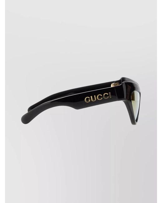 Gucci Metallic Acetate Cat Eye Sunglasses