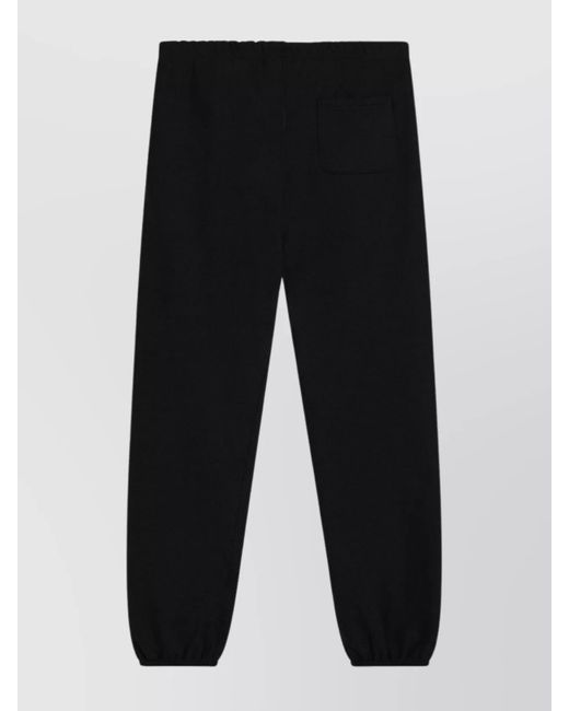 Champion Black Cotton Track Pants for men