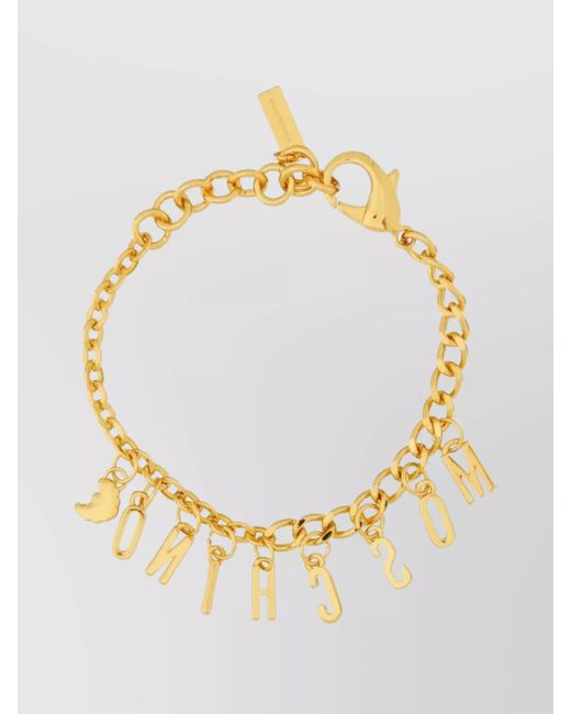 Moschino Metallic Logo Bracelet