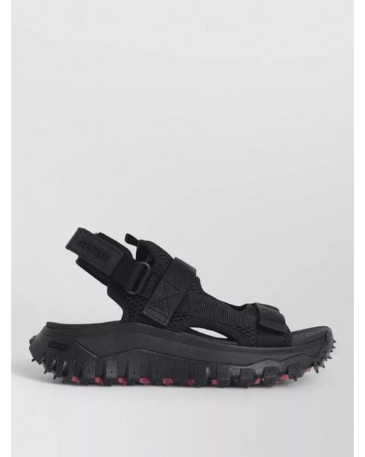 Moncler Blue Trailgrip Vela Polyamide Sandals Open Toe