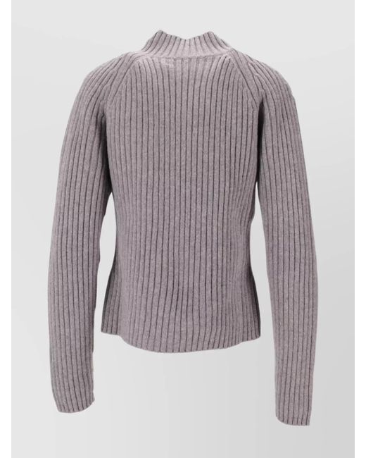 Niccolò Pasqualetti Purple Cotton-Blend Jumper