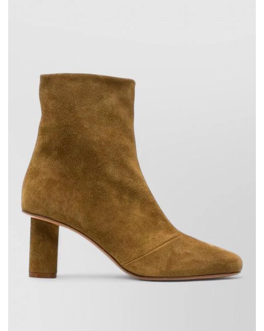 Forte_forte Brown Suede Leather Ankle Boots