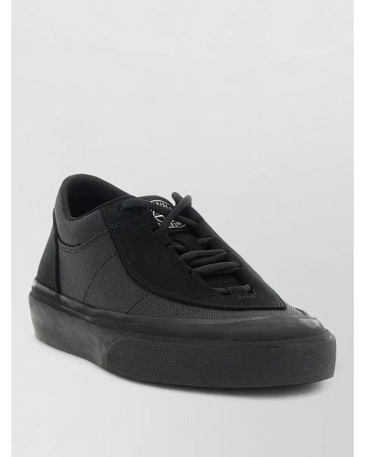 Stone Island Black S100020 Casual Lace Up Suede Sneakers for men