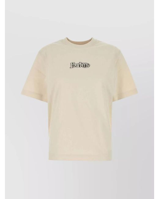 Burberry Natural Cotton T-Shirt