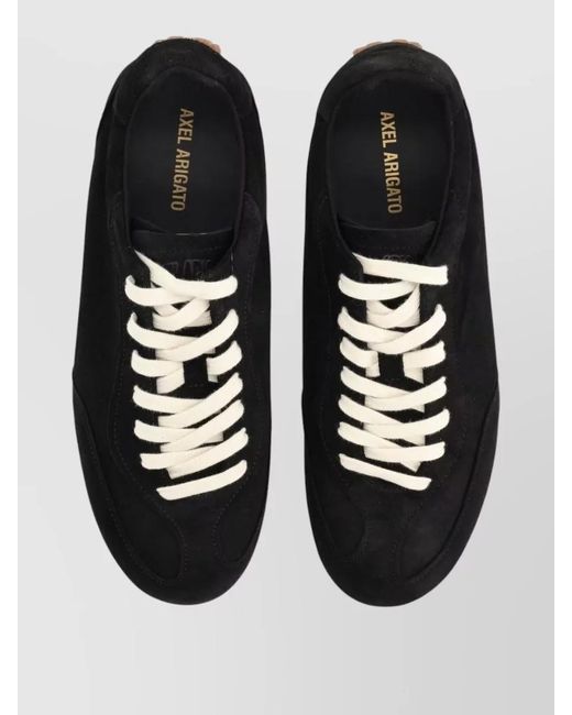 Axel Arigato Black Leather Low-Top Sneakers for men