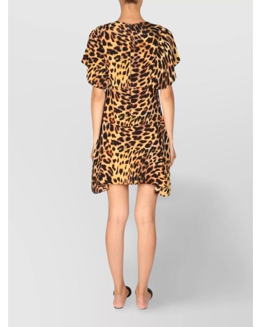 Stella McCartney White Printed Mini Dress