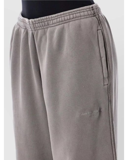 Alexander Wang Gray Cotton Track Pants