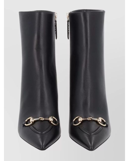 Gucci Black Leather Boots